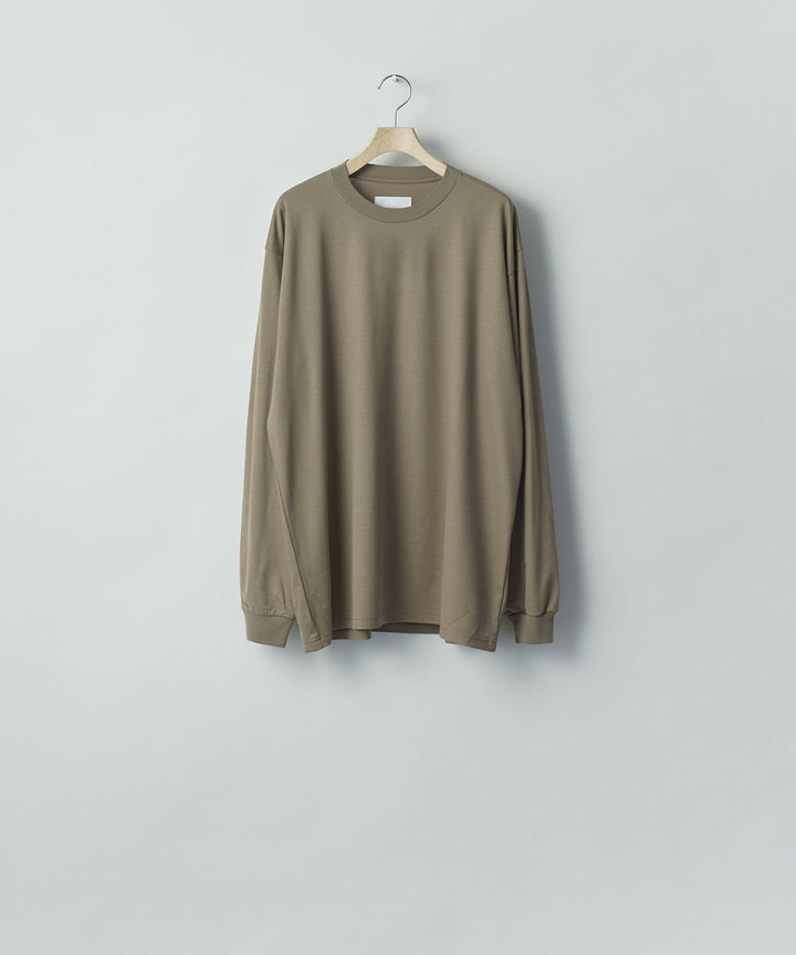 ssstein(シュタイン)のFINE WOOL OVERSIZED LONG SLEEVE TEE - KHAKIの公式通販サイトsession福岡セレクトショップ