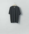 【ssstein】 FINE WOOL OVERSIZED SHORT SLEEVE TEE - BLACK