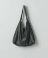【ssstein】GOAT LEATHER SHOULDER BAG - BLACK