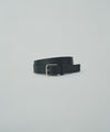【ssstein】CLASSIC LEATHER BELT (PINNED BUCKLE) - BLACK