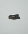 【ssstein】CLASSIC LEATHER BELT (PINNED BUCKLE) - DARK BROWN