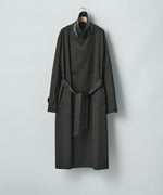 画像をギャラリービューアに読み込む, ssstein(シュタイン)のCOTTON SATIN OVERSIZED DOUBLE BREASTED COAT - BLACKの公式通販サイトsession福岡セレクトショップ
