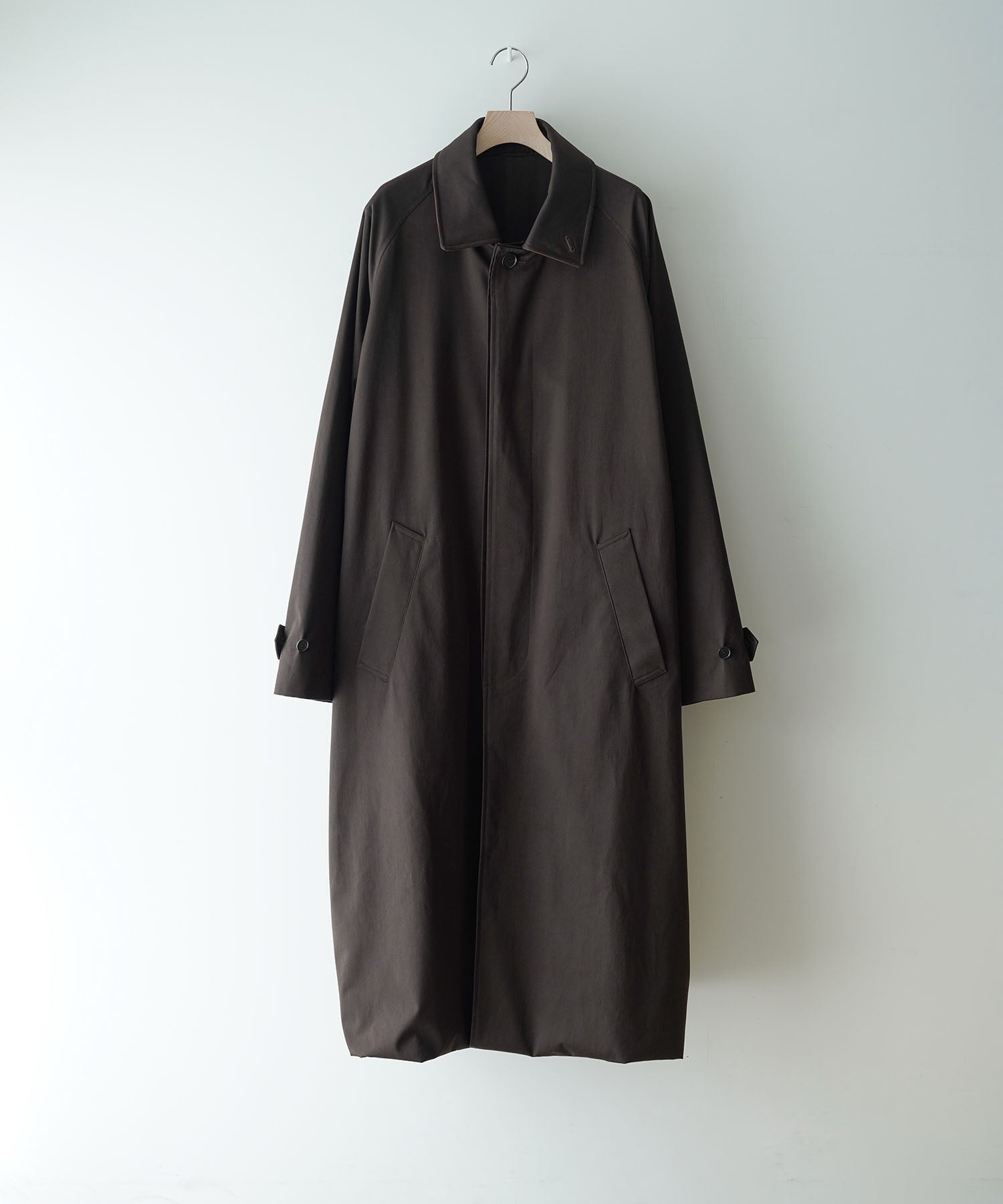 ssstein(シュタイン)のOVERSIZED LAYERED COMBINATION COAT - DARK BROWNの公式通販サイトsession福岡セレクトショップ