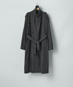 ssstein / シュタイン】VINTAGE TRENCH COAT - BLACK | 公式通販サイト