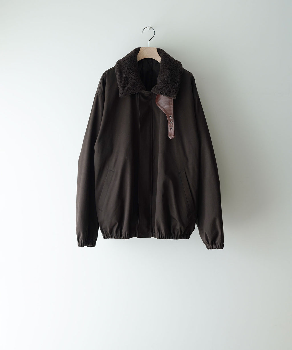 ssstein(シュタイン)のMOUTON COLLAR PADDED JACKET - DARK BROWNの公式通販サイトsession福岡セレクトショップ