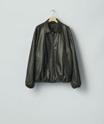 画像をギャラリービューアに読み込む, ssstein(シュタイン)のLAMBS LEATHER LIGHT ZIP JACKET - BLACKの公式通販サイトsession福岡セレクトショップ
