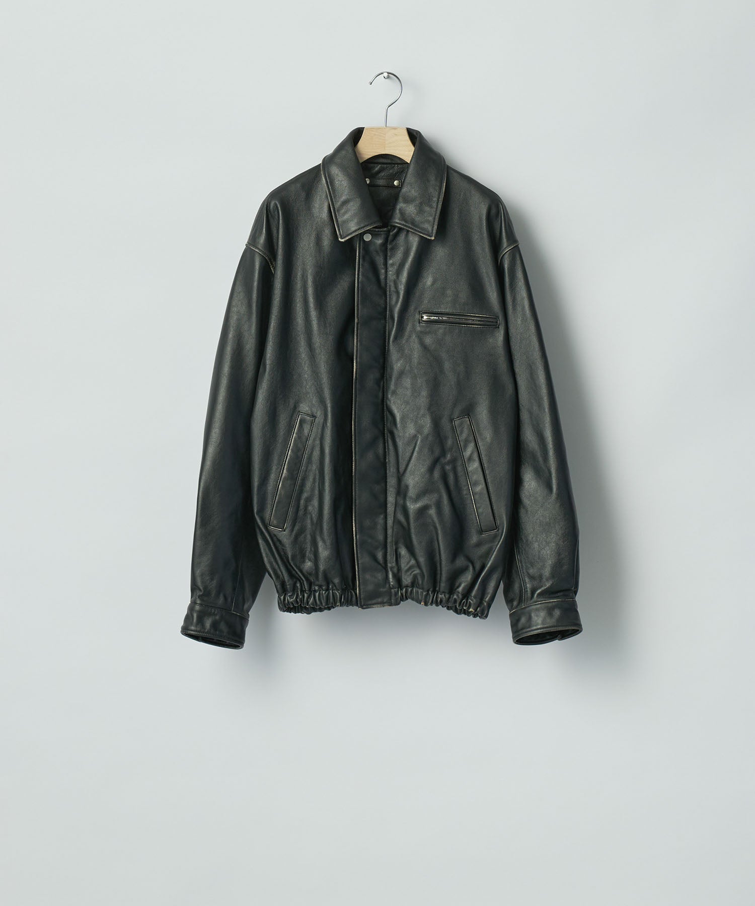 ssstein(シュタイン)のCOW LEATHER VINTAGE ZIP JACKET - BLACKの公式通販サイトsession福岡セレクトショップ