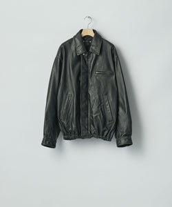ssstein vintage zip jacket サイズS ssstein - 【残りわずか】Cow Leather Vintage Zip Jacket | ACRMTSM