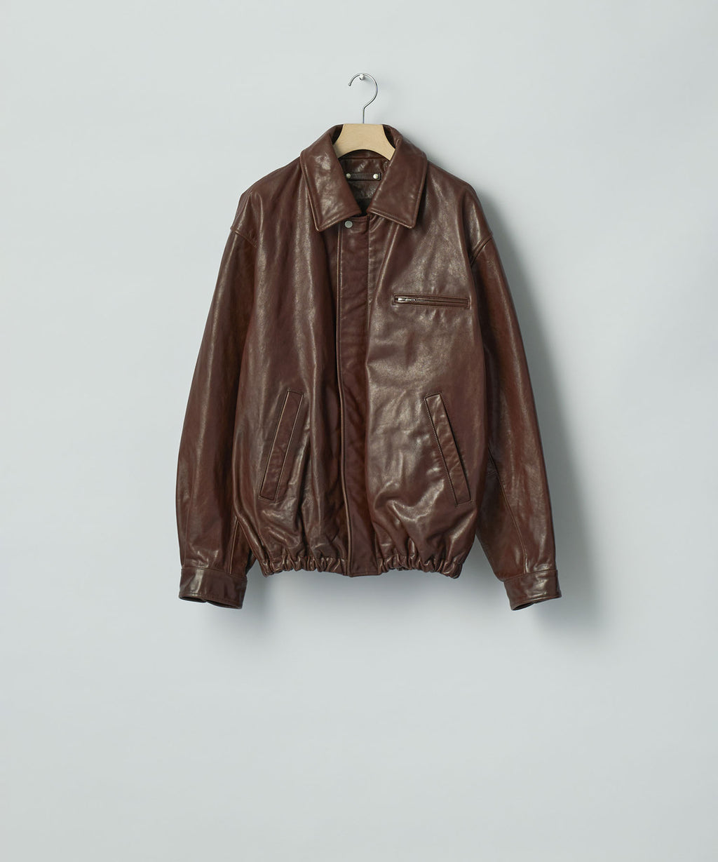 ssstein(シュタイン)のCOW LEATHER VINTAGE ZIP JACKET - BROWNの公式通販サイトsession福岡セレクトショップ
