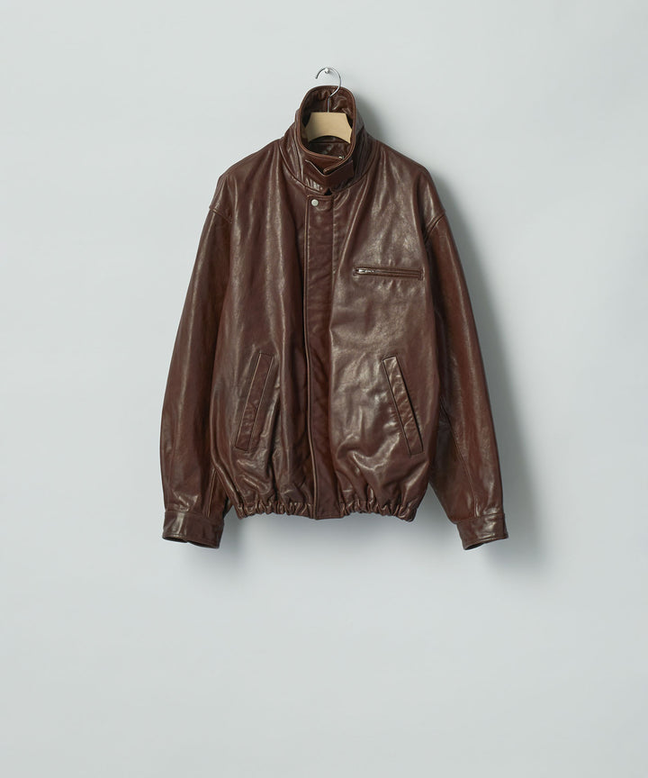 ssstein(シュタイン)のCOW LEATHER VINTAGE ZIP JACKET - BROWNの公式通販サイトsession福岡セレクトショップ