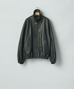 画像をギャラリービューアに読み込む, ssstein(シュタイン)のSHEEP LEATHER ZIP SHORT JACKET - BLACKの公式通販サイトsession福岡セレクトショップ
