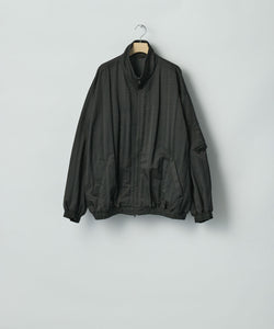 ssstein / シュタイン】SHRUNK NYLON OVERSIZED FLIGHT JACKET - BLACK