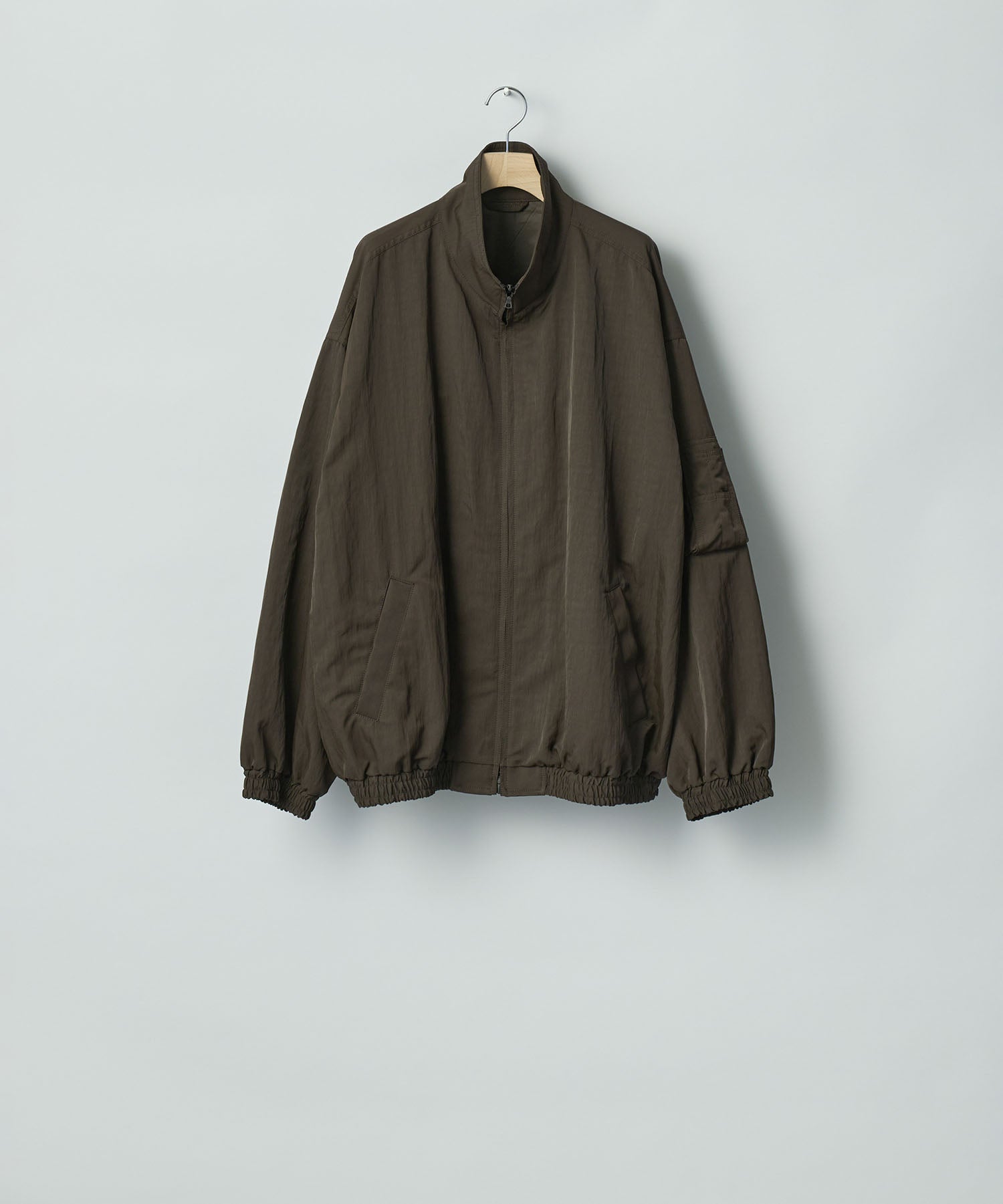 ssstein / シュタイン】SHRUNK NYLON OVERSIZED FLIGHT JACKET - DARK