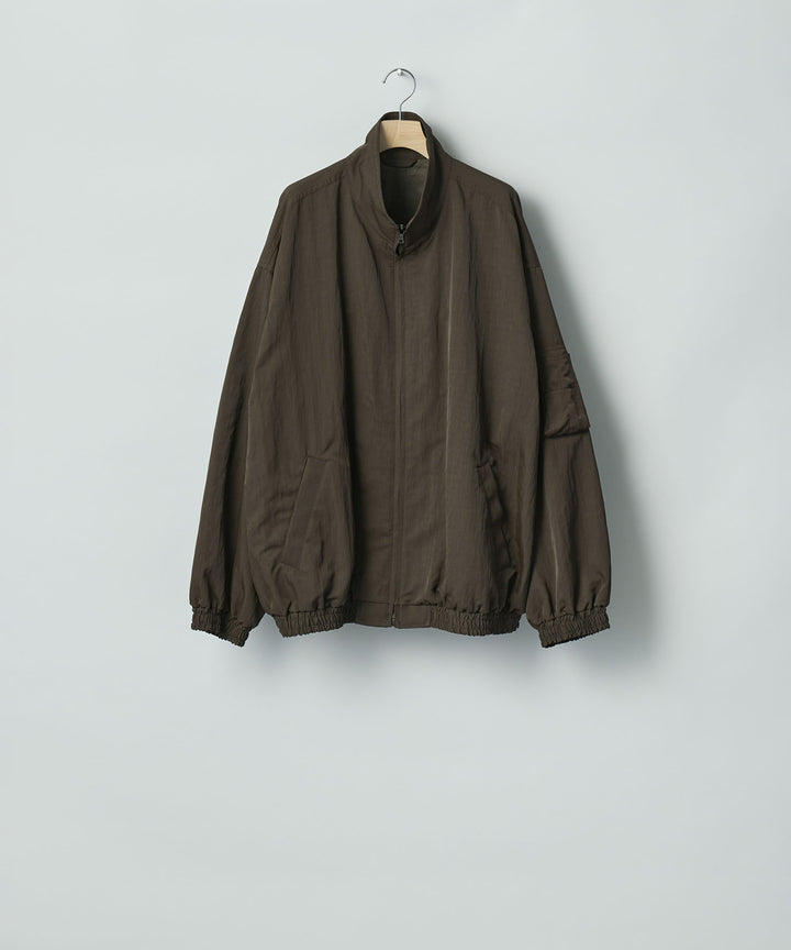 ssstein(シュタイン)のSHRUNK NYLON OVERSIZED FLIGHT JACKET - DARK BROWNの公式通販サイトsession福岡セレクトショップ