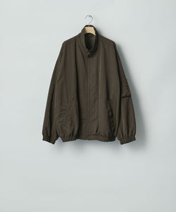 ssstein / シュタイン】SHRUNK NYLON OVERSIZED FLIGHT JACKET - DARK