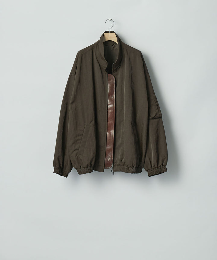 ssstein(シュタイン)のSHRUNK NYLON OVERSIZED FLIGHT JACKET - DARK BROWNの公式通販サイトsession福岡セレクトショップ
