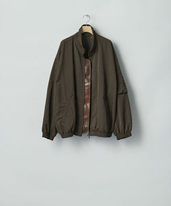 ssstein / シュタイン】SHRUNK NYLON OVERSIZED FLIGHT JACKET - DARK