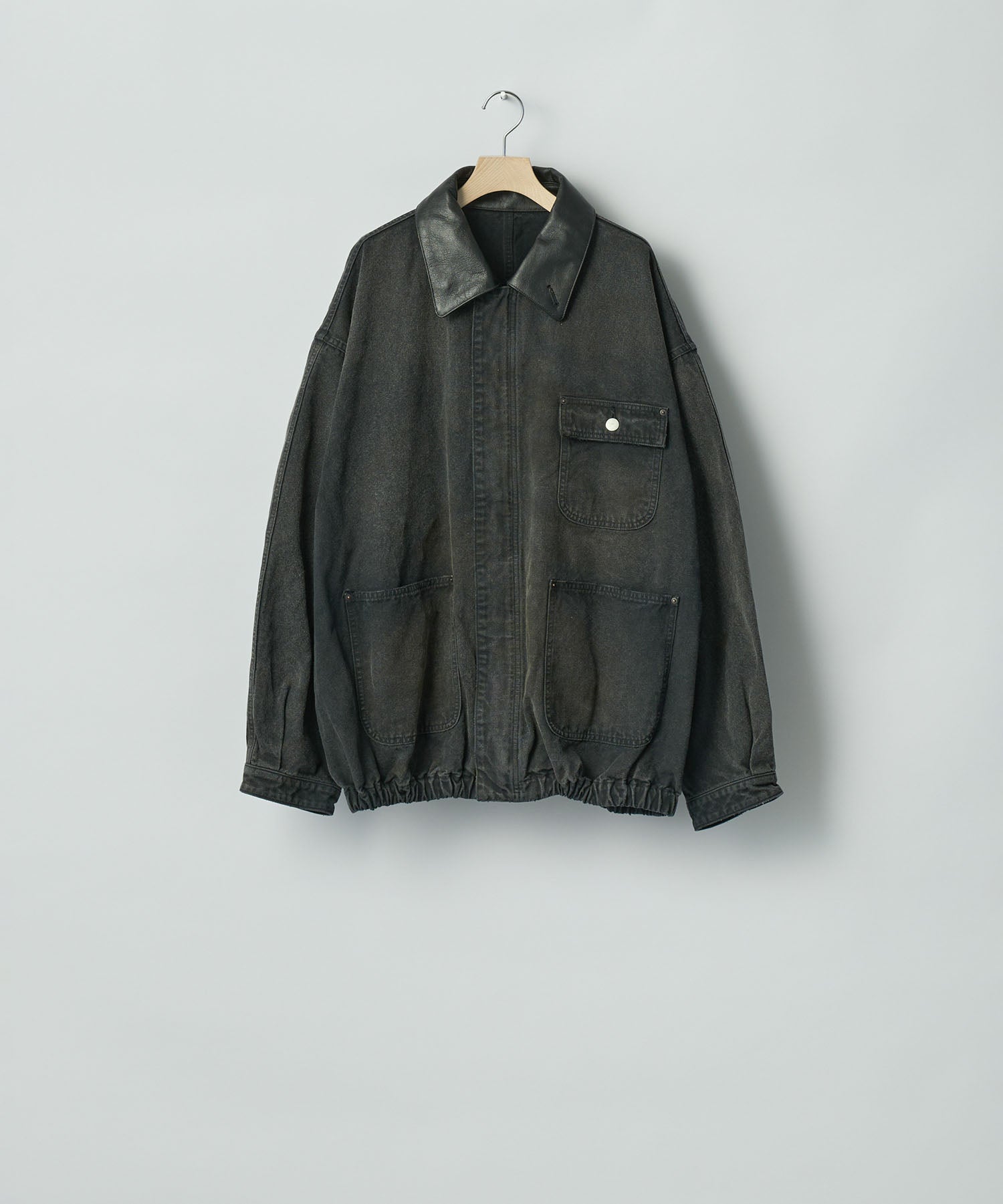 ジャケット・アウター ssstein SULFURDYED OXFORD VINTAGE JACKET ST1387-kha-bei-01.jpg