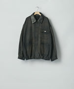 画像をギャラリービューアに読み込む, ssstein(シュタイン)のSULFUR DYED OXFORD VINTAGE JACKET - BLACKの公式通販サイトsession福岡セレクトショップ

