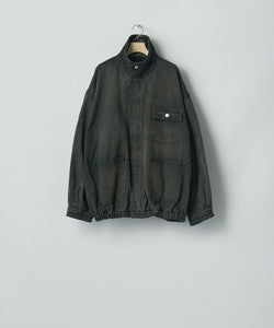 ssstein / シュタイン】SULFUR DYED OXFORD VINTAGE JACKET - BLACK