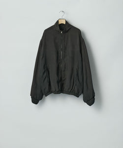 ssstein / シュタイン】CUPRO FIBRIL VINTAGE ZIP JACKET - BLACK