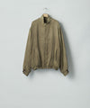 【ssstein】CUPRO FIBRIL VINTAGE ZIP JACKET - KHAKI