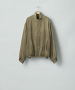 画像をギャラリービューアに読み込む, ssstein(シュタイン)のCUPRO FIBRIL VINTAGE ZIP JACKET - KHAKIの公式通販サイトsession福岡セレクトショップ
