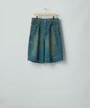 【ssstein】 BAGGY DENIM SHORTS - INDIGO