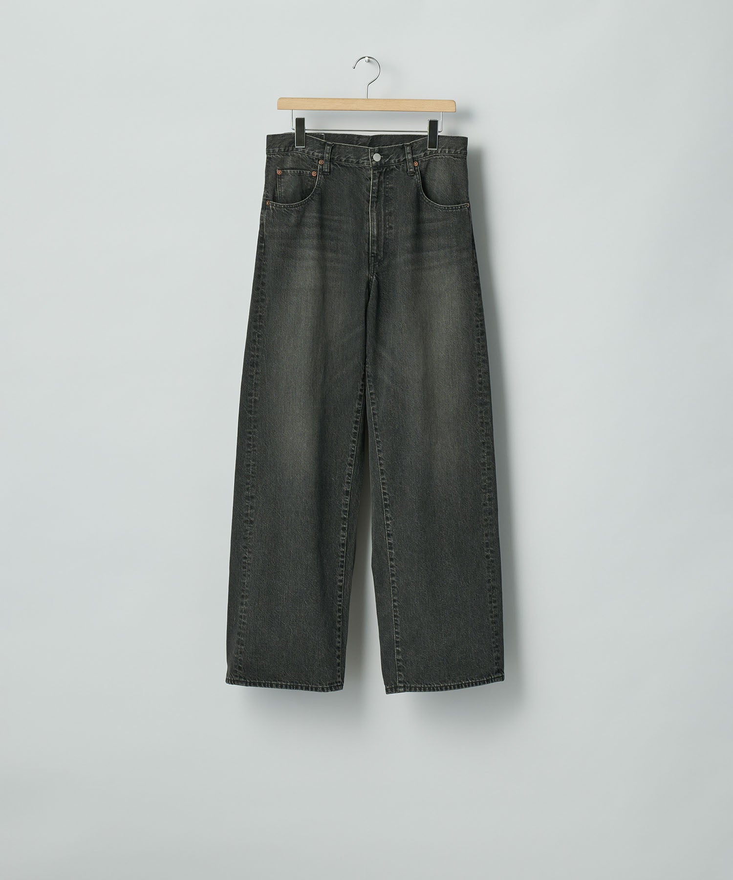 ssstein / シュタイン】WIDE DENIM JEANS - BLACK | 公式通販サイト
