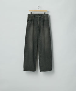 ssstein / シュタイン】WIDE DENIM JEANS - BLACK | 公式通販サイト