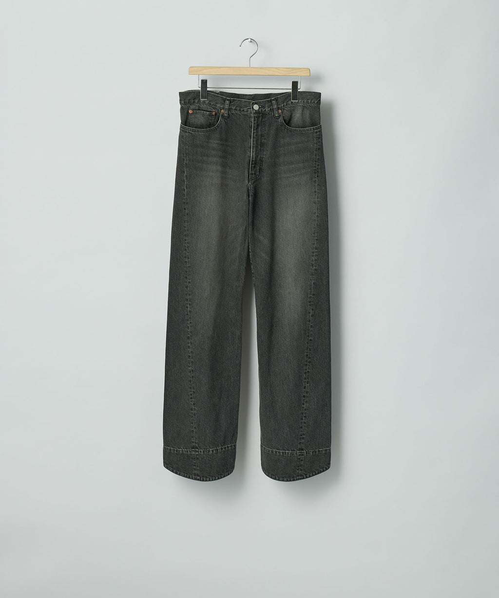 ssstein(シュタイン)のTWIST CUT DENIM JEANS - BLACKの公式通販サイトsession福岡セレクトショップ