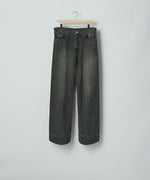 画像をギャラリービューアに読み込む, ssstein(シュタイン)のTWIST CUT DENIM JEANS - BLACKの公式通販サイトsession福岡セレクトショップ
