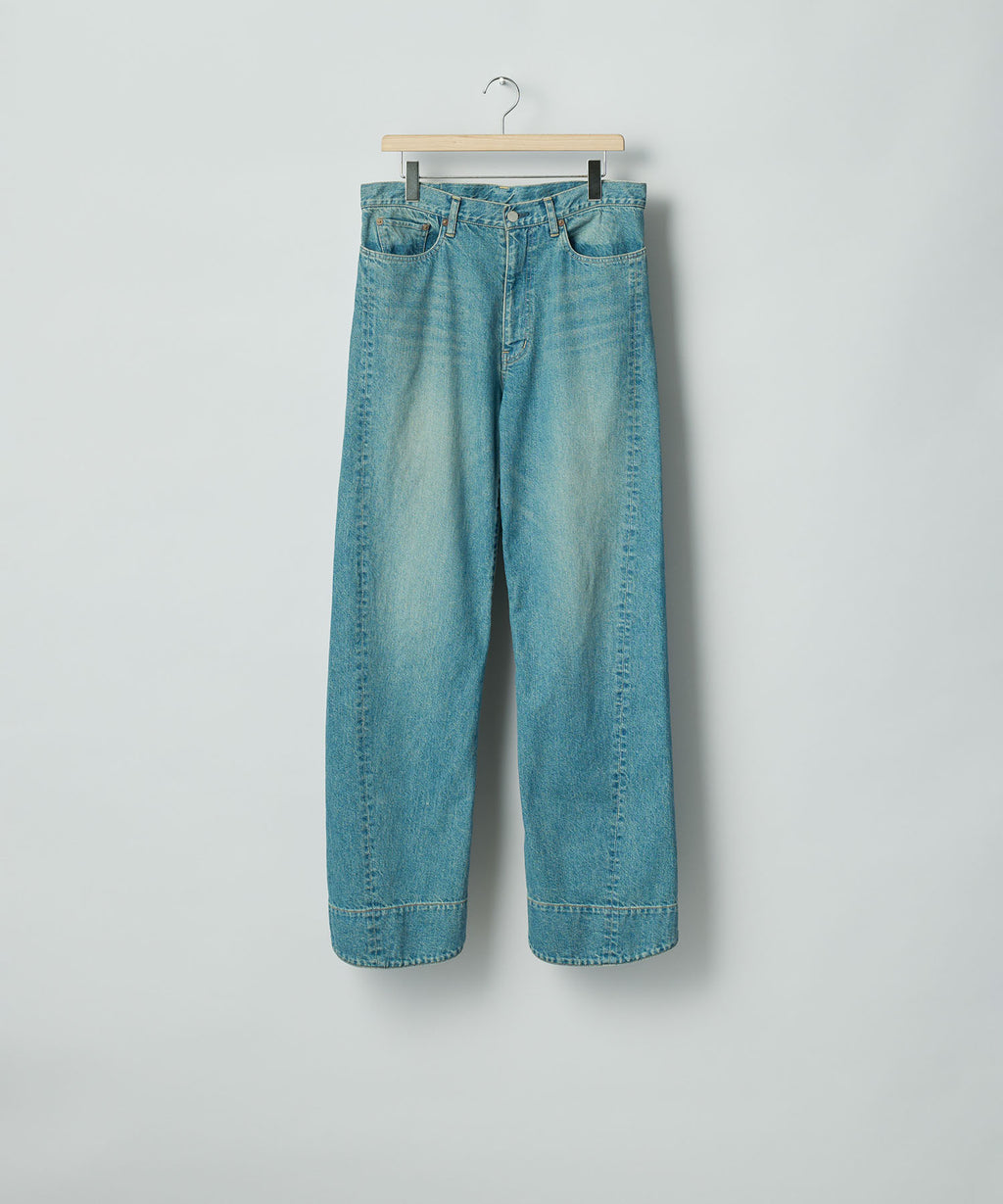 ssstein(シュタイン)のTWIST CUT DENIM JEANS - INDIGOの公式通販サイトsession福岡セレクトショップ