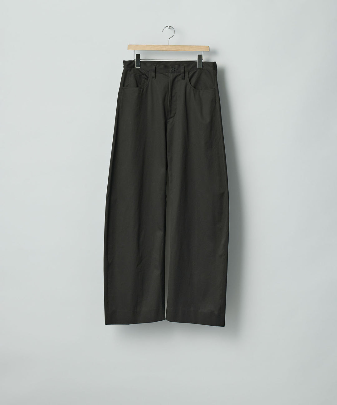 ssstein(シュタイン)のCOTTON SATIN ROUND PANTS - BLACKの公式通販サイトsession福岡セレクトショップ
