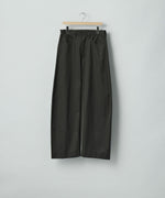 画像をギャラリービューアに読み込む, ssstein(シュタイン)のCOTTON SATIN ROUND PANTS - BLACKの公式通販サイトsession福岡セレクトショップ
