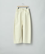 画像をギャラリービューアに読み込む, ssstein(シュタイン)のDOUBLE WEAVE COTTON ROUND PANTS - CREAMの公式通販サイトsession福岡セレクトショップ
