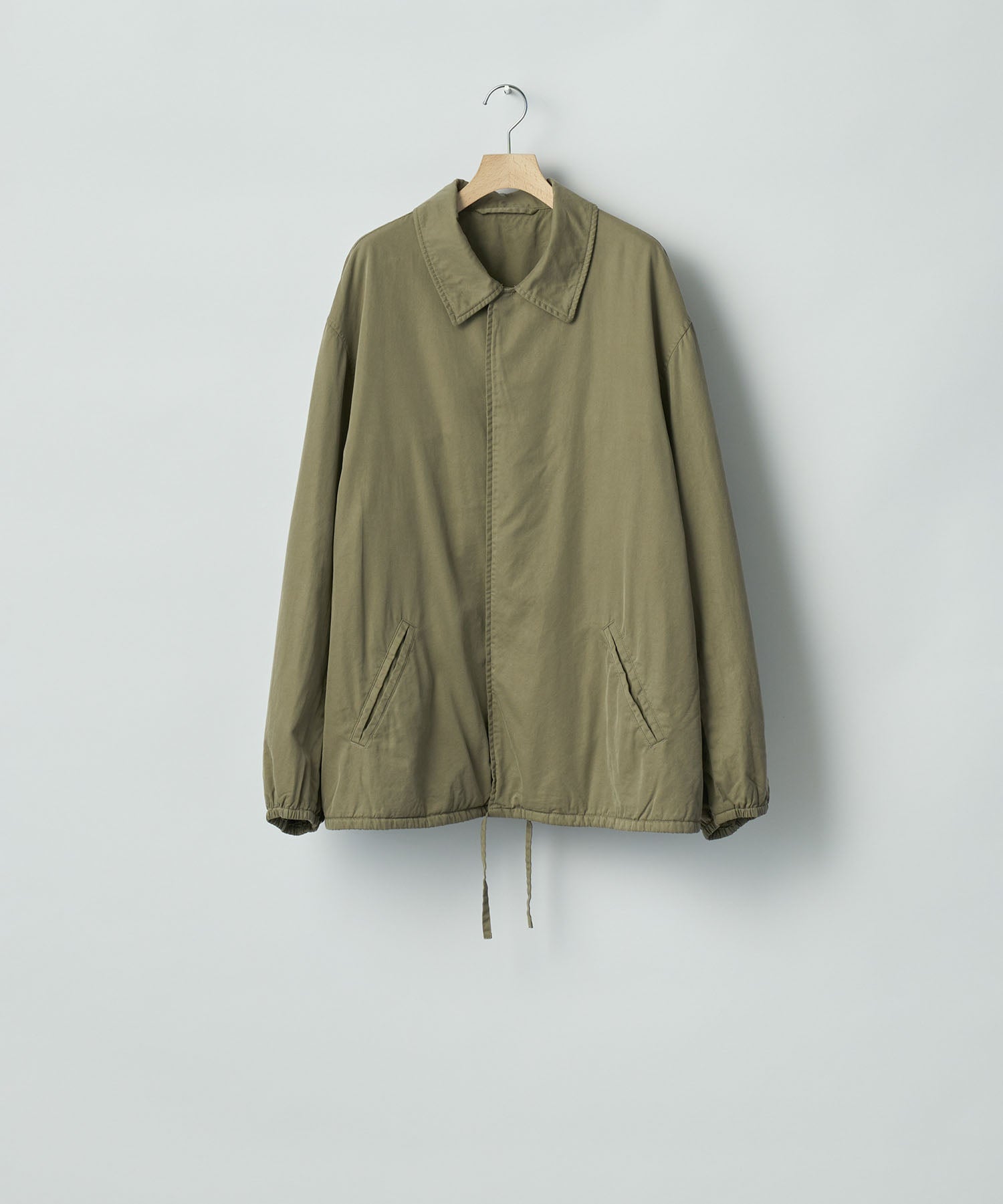 ssstein / シュタイン】COTTON RAYON VINTAGE COACH JACKET - BEIGE