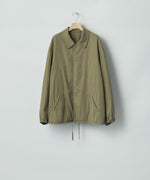 画像をギャラリービューアに読み込む, ssstein(シュタイン)のCOTTON RAYON VINTAGE COACH JACKET - BEIGEの公式通販サイトsession福岡セレクトショップ
