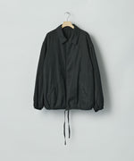 画像をギャラリービューアに読み込む, ssstein(シュタイン)のCOTTON RAYON VINTAGE COACH JACKET - BLACKの公式通販サイトsession福岡セレクトショップ
