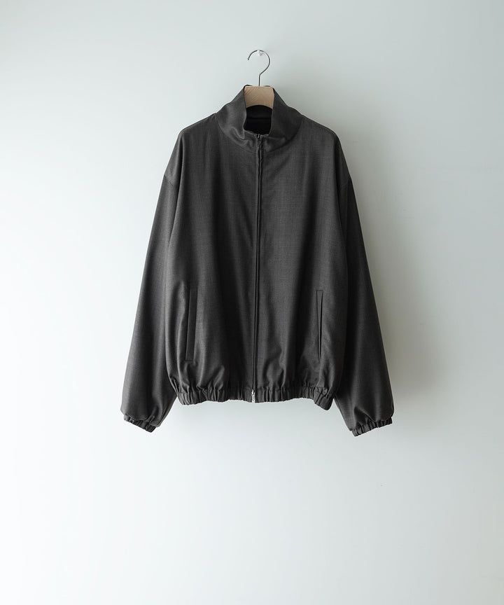 ssstein(シュタイン)のEXTRA FINE WOOL SHIRRED LIGHT ZIP JACKET - BROWN GREYの公式通販サイトsession福岡セレクトショップ