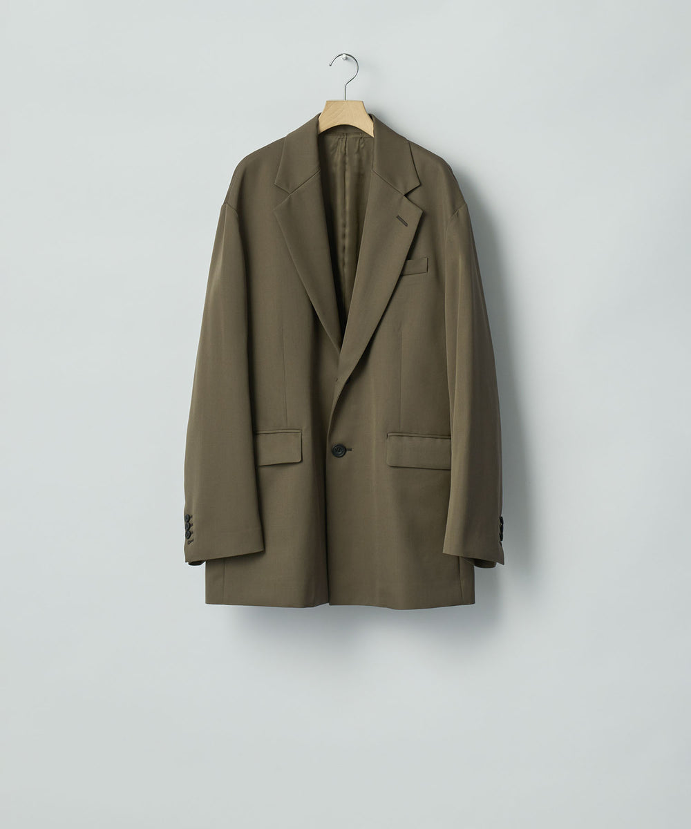 ssstein(シュタイン)のOVERSIZED SINGLE BREASTED LONG JACKET - DARK BEIGEの公式通販サイトsession福岡セレクトショップ