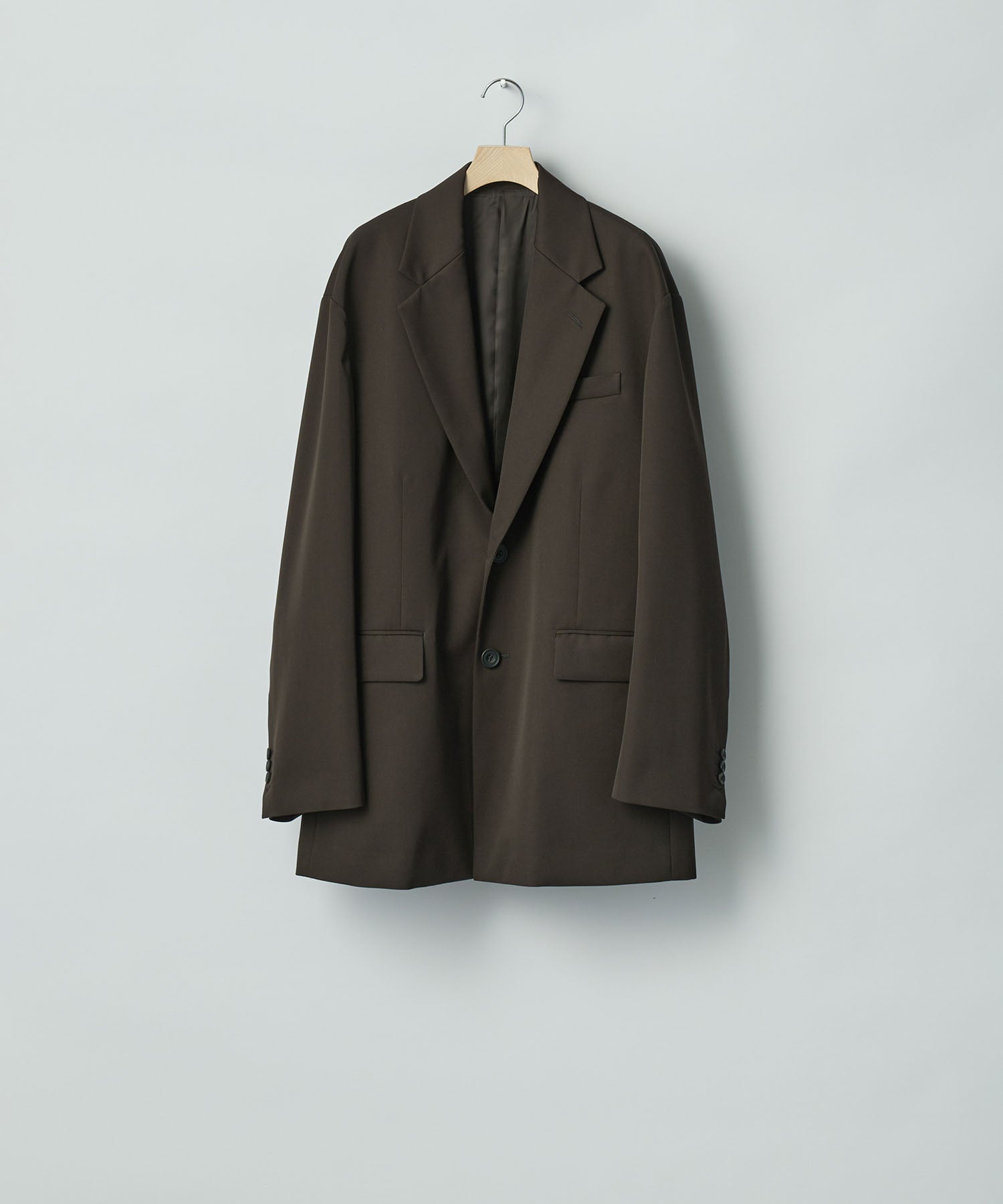 ssstein / シュタイン】OVERSIZED SINGLE BREASTED LONG JACKET - DARK