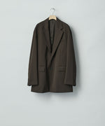 画像をギャラリービューアに読み込む, ssstein(シュタイン)のOVERSIZED SINGLE BREASTED LONG JACKET - DARK BROWNの公式通販サイトsession福岡セレクトショップ
