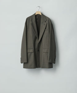 ssstein / シュタイン】EXTRA FINE WOOL OVERSIZED SINGLE BREAST LONG