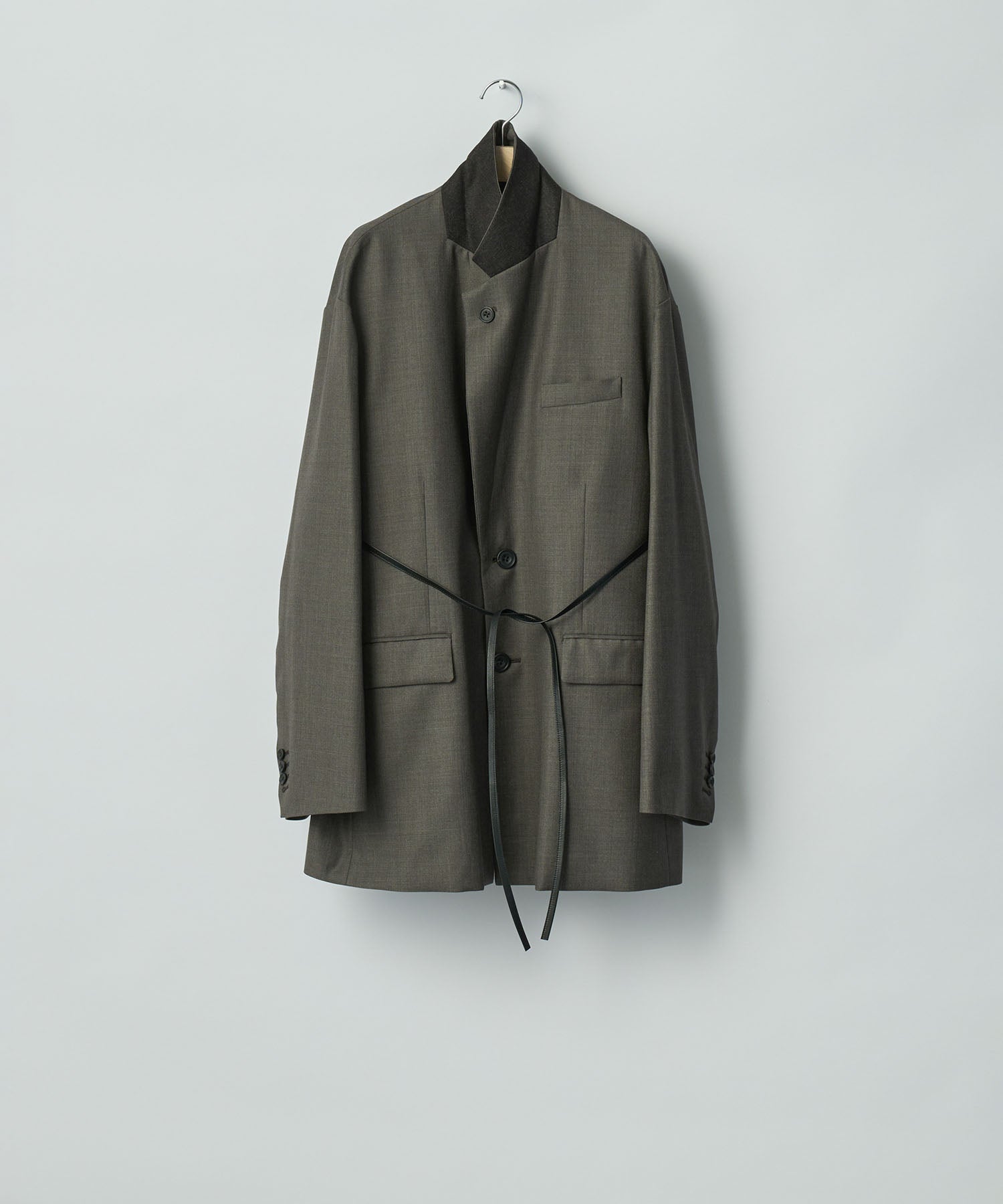 ssstein / シュタイン】EXTRA FINE WOOL OVERSIZED SINGLE BREAST LONG