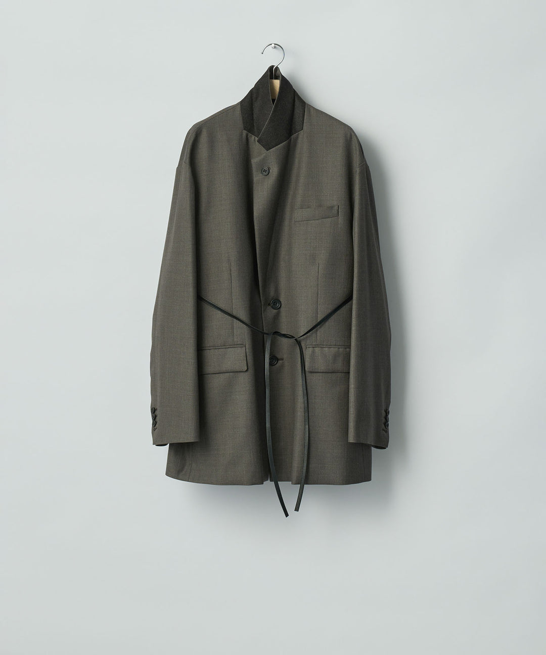 ssstein(シュタイン)のEXTRA FINE WOOL OVERSIZED SINGLE BREAST LONG JACKET - BROWN GREYの公式通販サイトsession福岡セレクトショップ