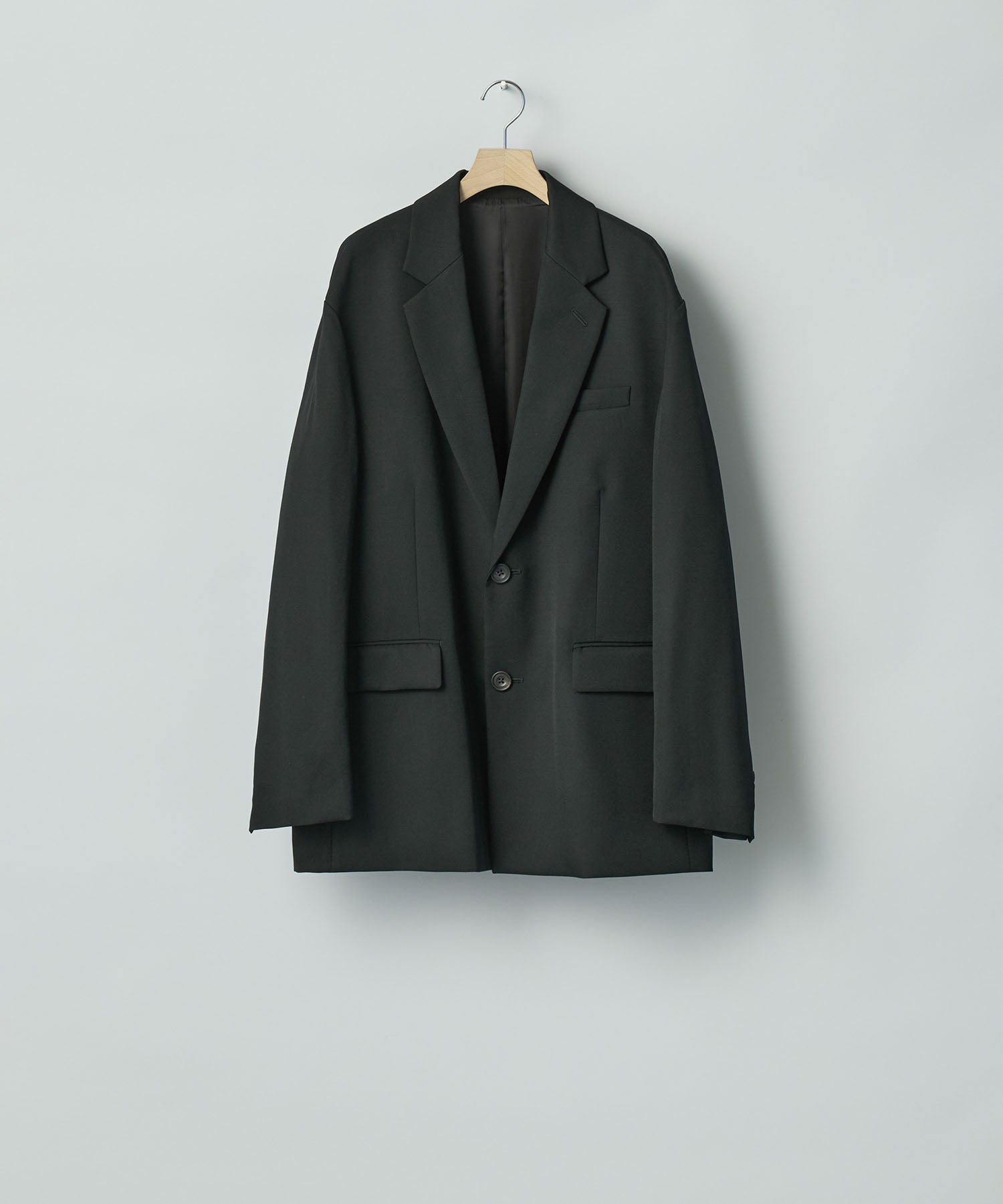 ssstein(シュタイン)のOVERSIZED SINGLE BREASTED JACKET (2/60 WOOL GABARDINE) - BLACKの公式通販サイトsession福岡セレクトショップ