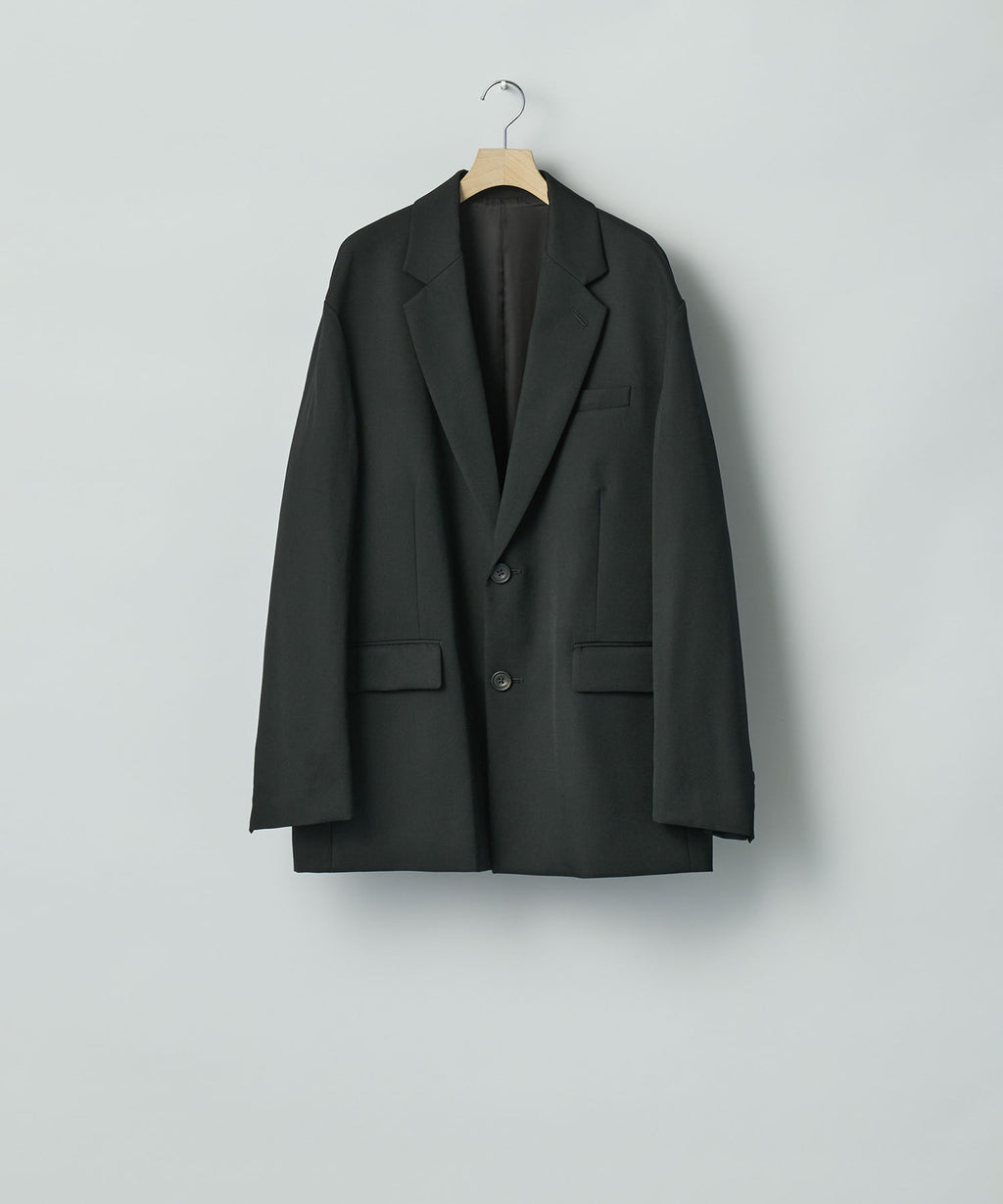 ssstein(シュタイン)のOVERSIZED SINGLE BREASTED JACKET (2/60 WOOL GABARDINE) - BLACKの公式通販サイトsession福岡セレクトショップ