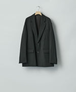 画像をギャラリービューアに読み込む, ssstein(シュタイン)のOVERSIZED SINGLE BREASTED JACKET (2/60 WOOL GABARDINE) - BLACKの公式通販サイトsession福岡セレクトショップ
