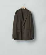 画像をギャラリービューアに読み込む, ssstein(シュタイン)のOVERSIZED SINGLE BREASTED JACKET (2/60 WOOL GABARDINE) - MILITARY KHAKIの公式通販サイトsession福岡セレクトショップ
